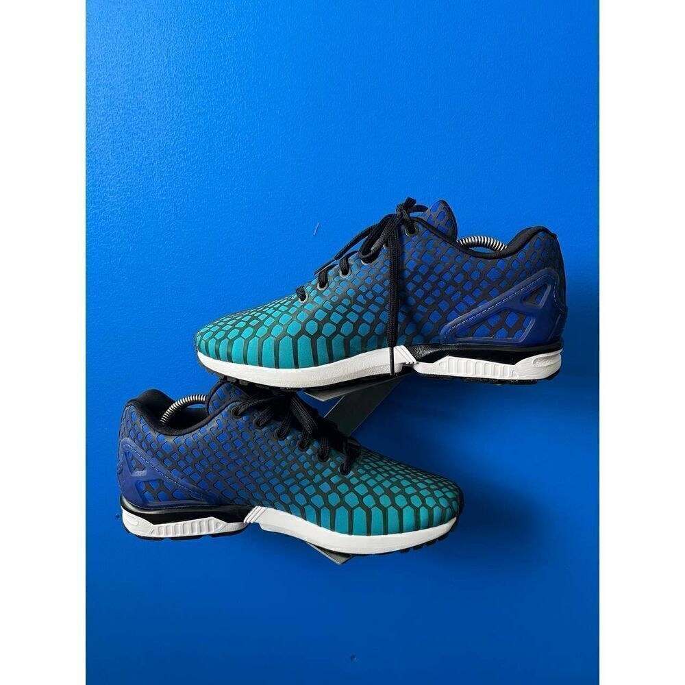 Adidas Torsion PYV 702001 Light Blue Strips Running Shoes Size 10